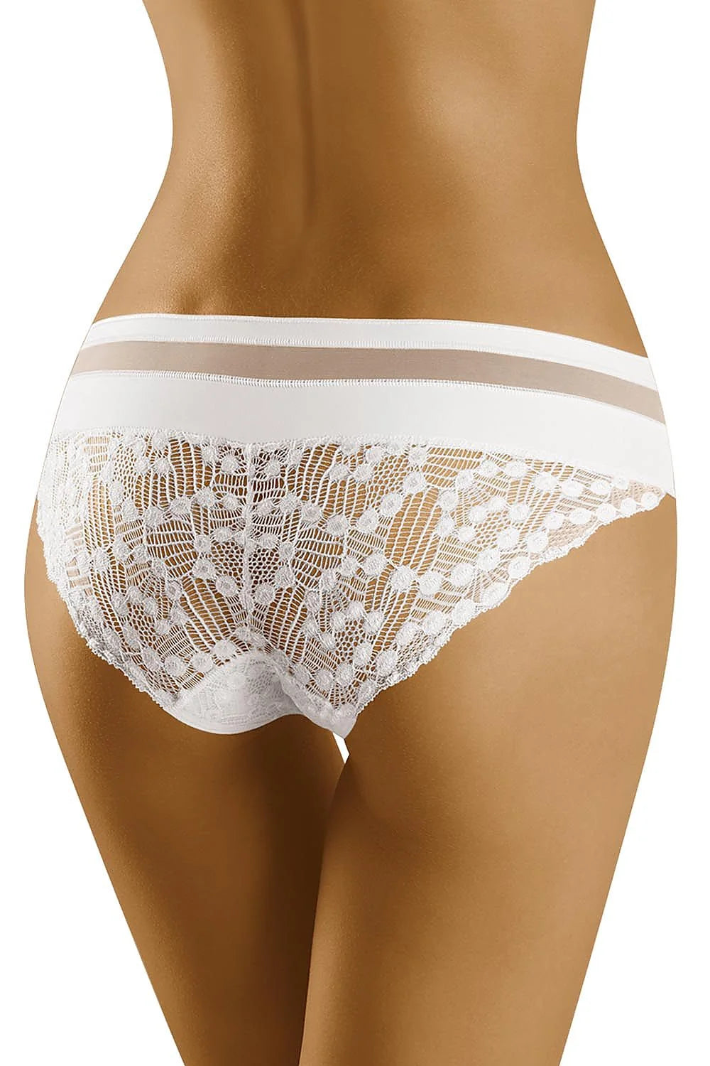 Culottes en dentelle et tulle noir sexy modernes motifs floraux transparents taille basse échancrées
