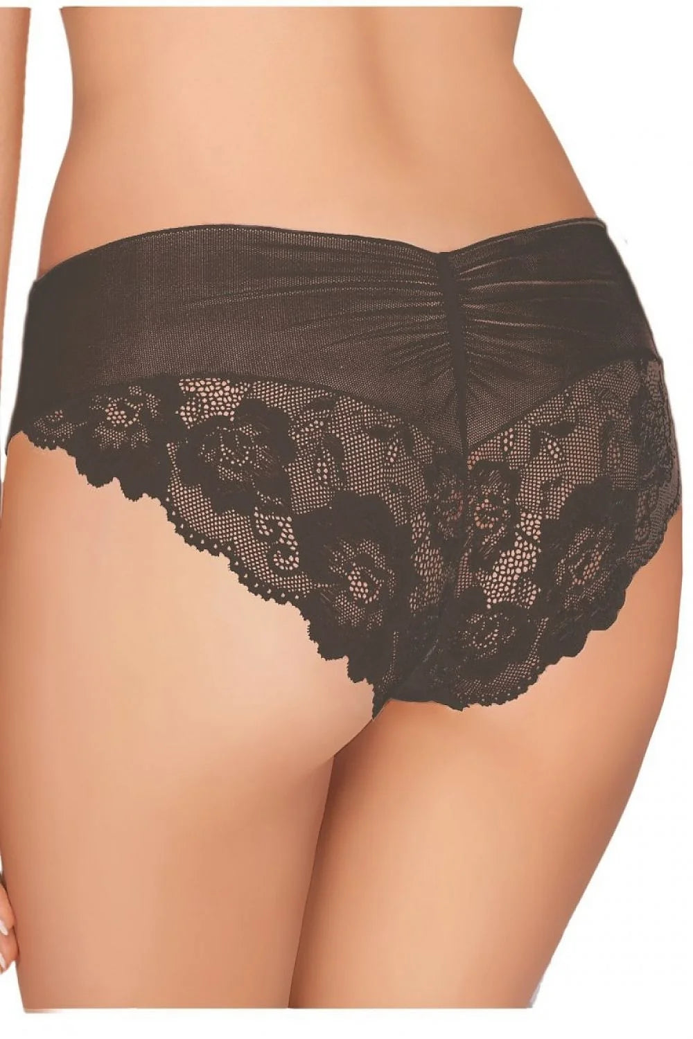 Culottes en dentelle florale noire sexy et romantique pour une lingerie féminine élégante et sensuelle