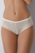 Culottes en dentelle ivoire Babell style romantique motifs floraux confort quotidien élégance féminine luxe