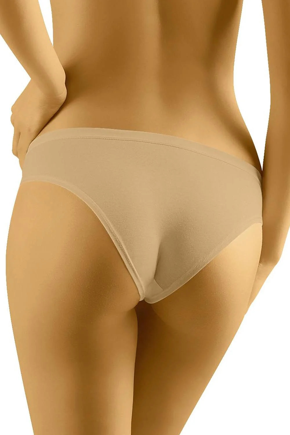 Culottes taille basse microfibre confortables beige échancrées pour un quotidien simple et élégant lingerie