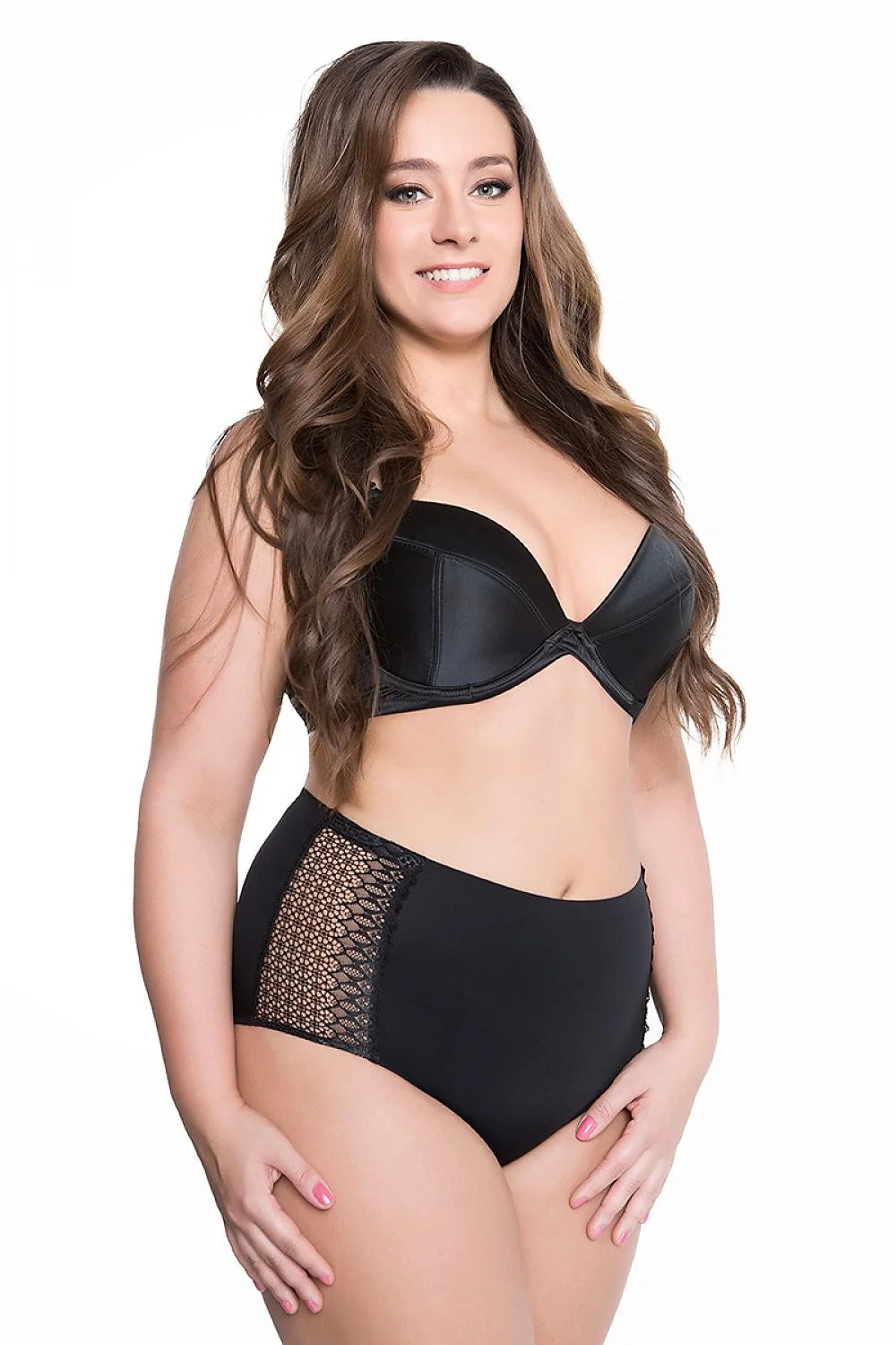 Culottes taille haute dentelle Julimex Lingerie confort beige crème élégantes modernes pour femmes raffinées