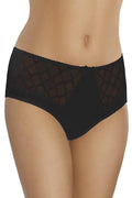 Culottes taille haute dentelle noire élégantes et confortables pour une lingerie féminine sophistiquée et stylée