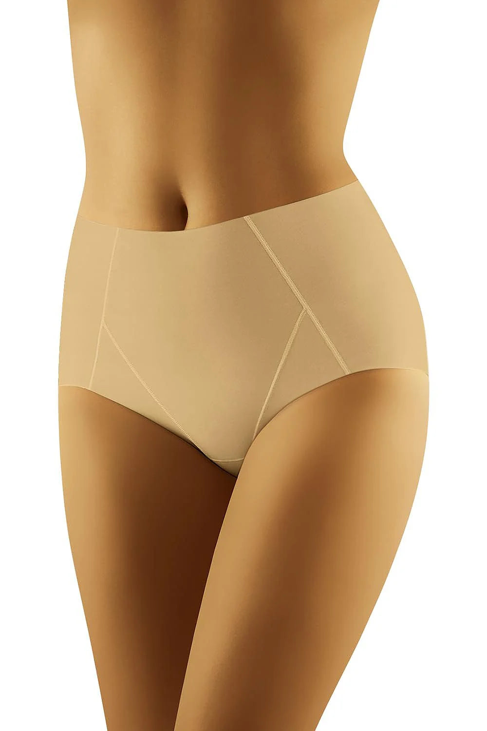 Culottes taille haute élastiques beige minimalistes pour confort discret et élégance quotidienne parfaite