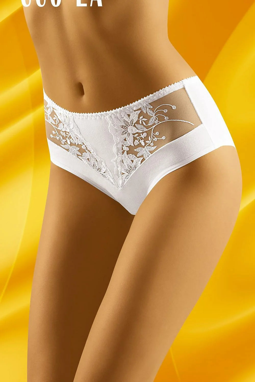 Culottes taille haute en dentelle et tulle, élégance romantique avec motifs floraux délicats, confort absolu