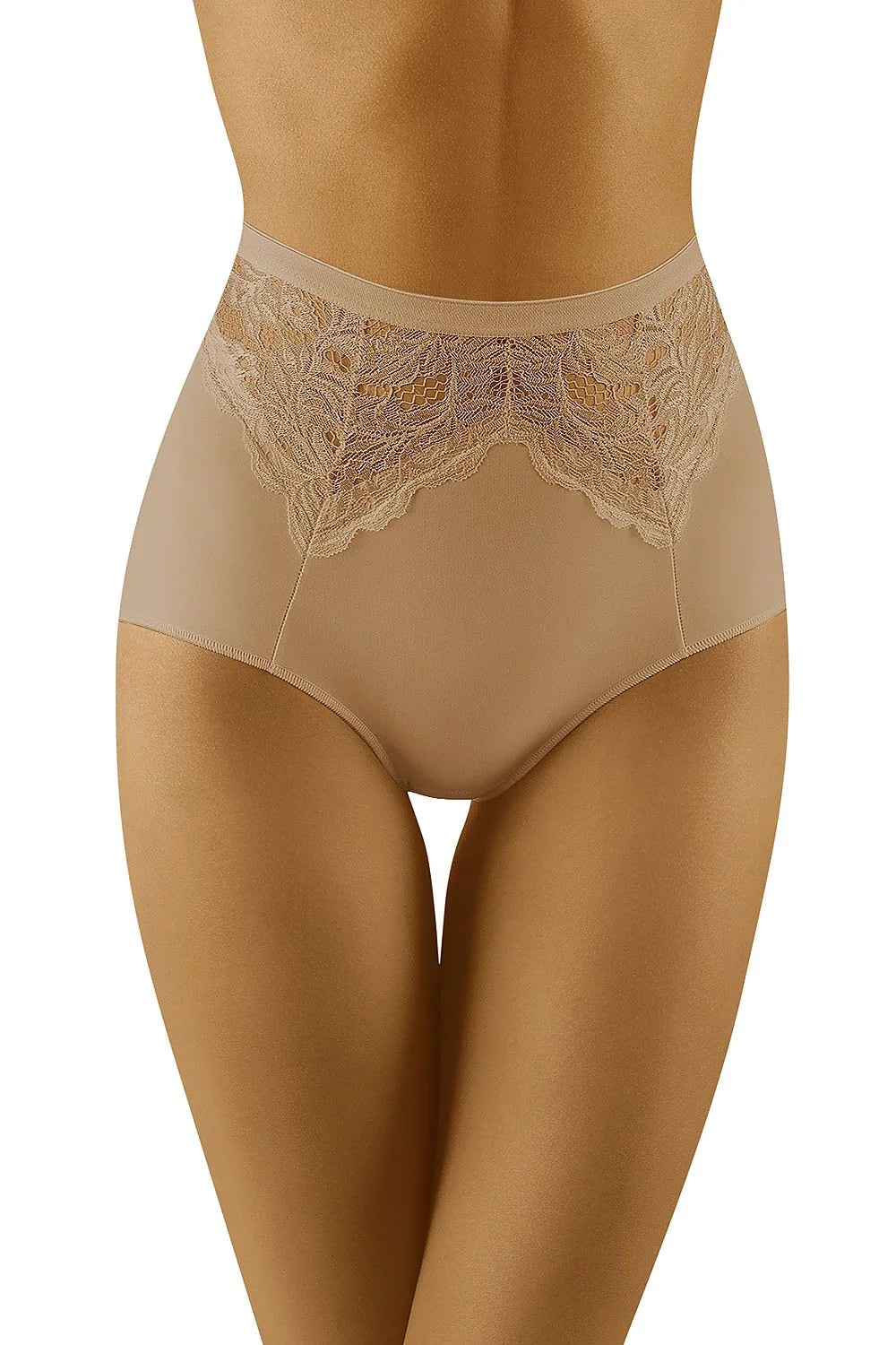 Culottes taille haute en dentelle noire élégante Wolbar motifs floraux confort chic féminin moderne