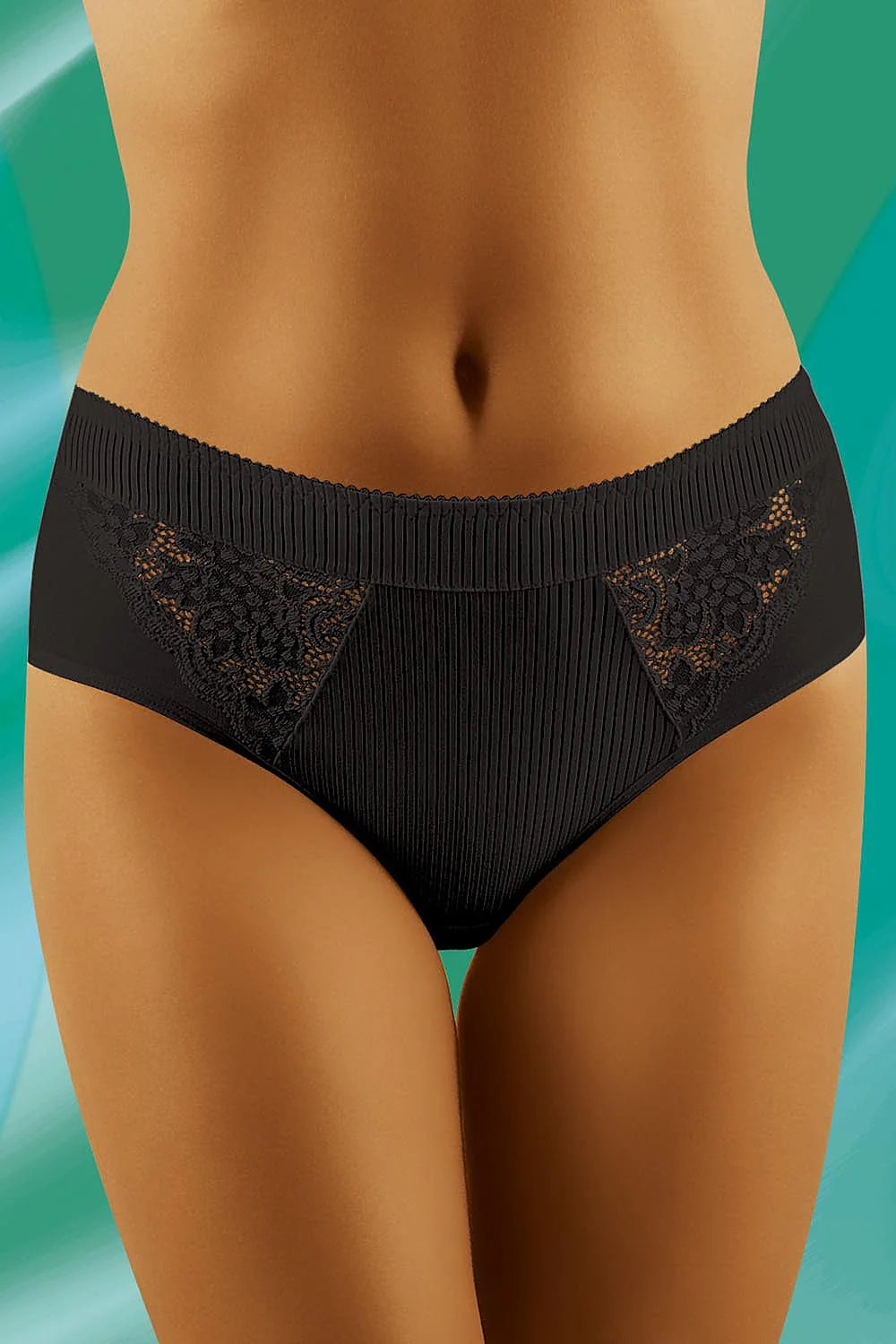 Culottes taille haute en dentelle noire élégantes confortables avec empiècements floraux pour femmes modernes et raffinées
