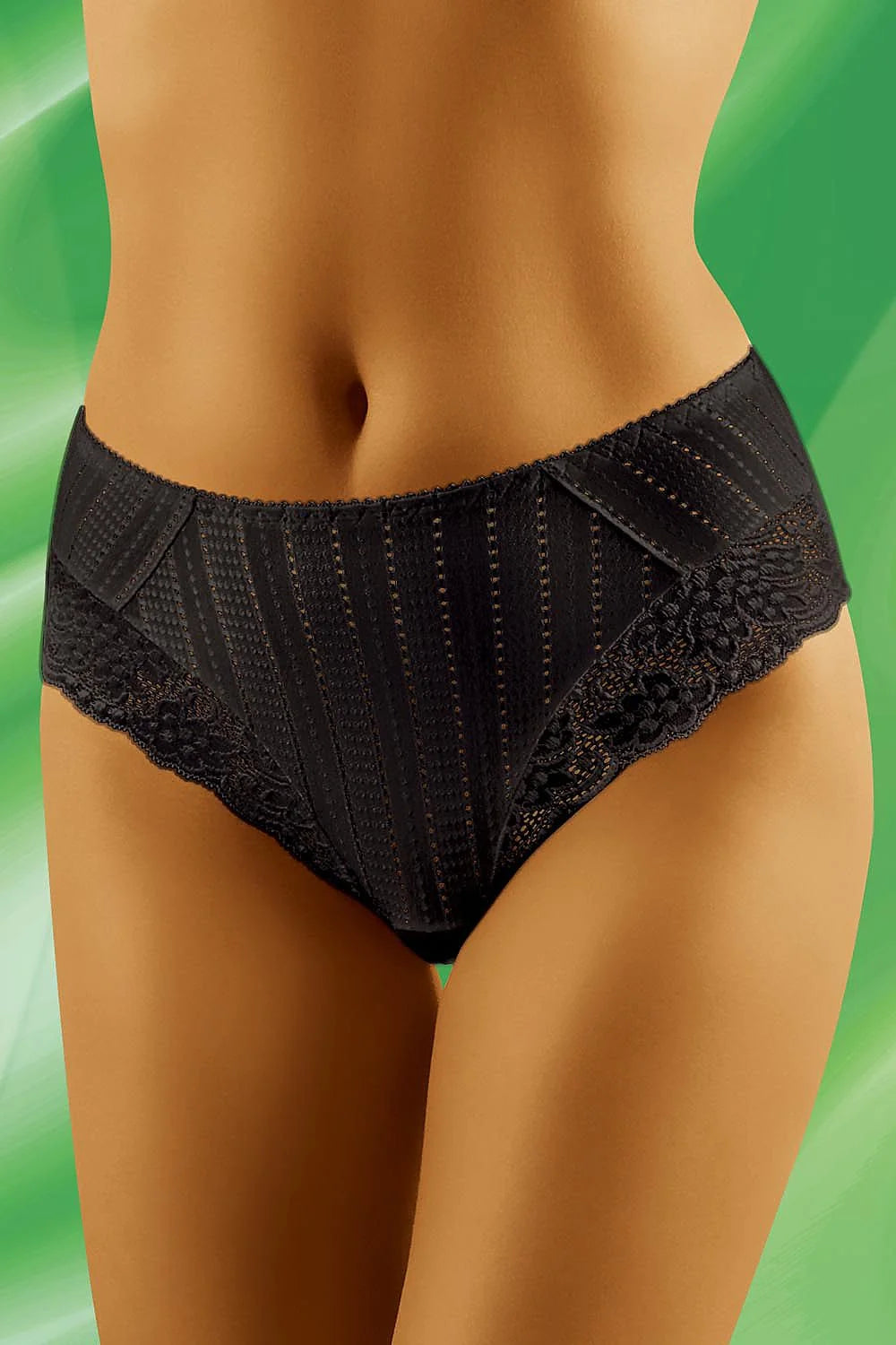 Culottes taille haute en dentelle noire élégantes et sexy pour lingerie femme sophistiquée et confortable