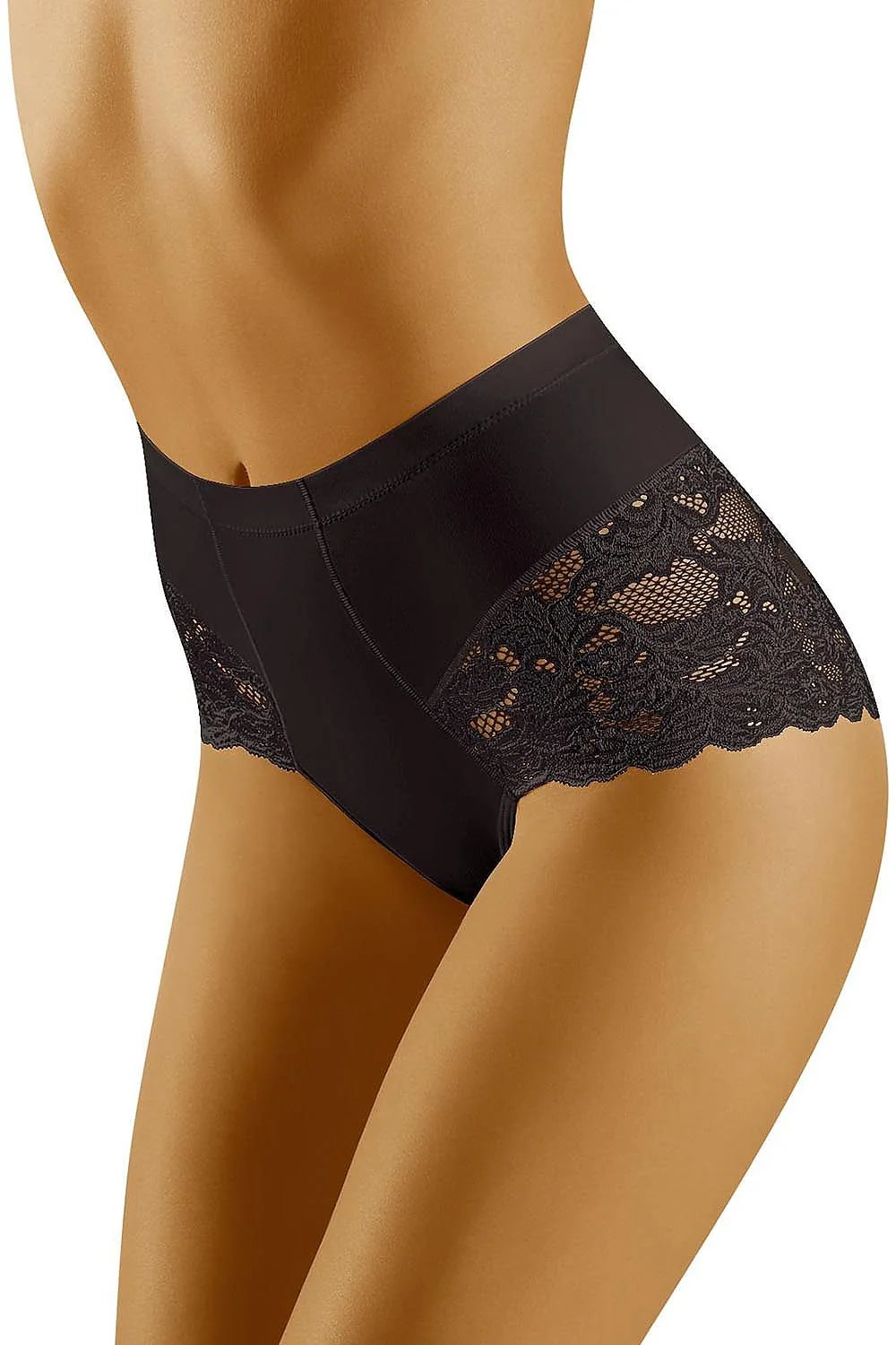 Culottes taille haute en dentelle noire élégantes et sexy pour sublimer votre silhouette féminine