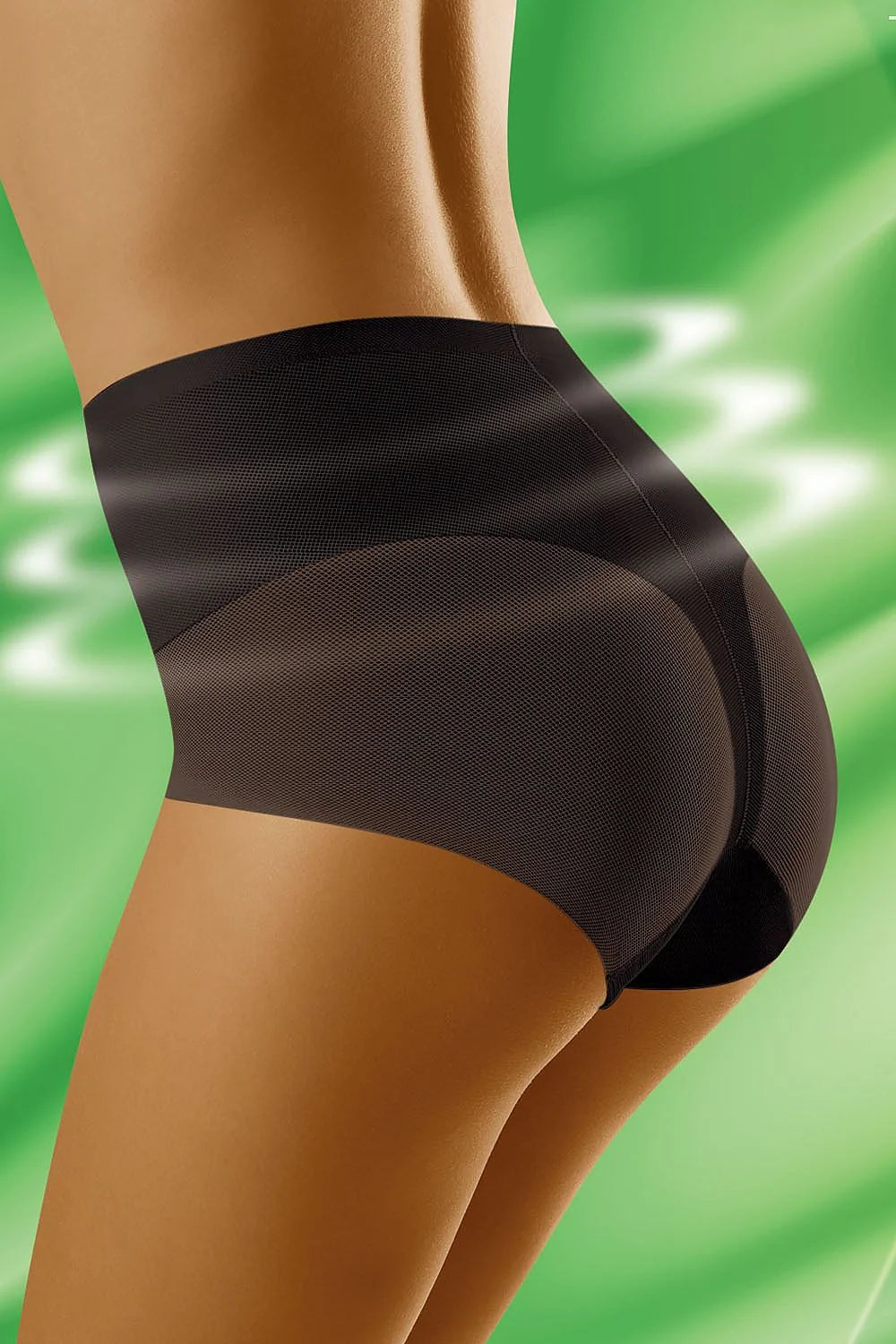 Culottes taille haute en microfibre noire confort sculptant transparence maintien élégance pour silhouette féminine parfaite