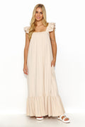  Robe de jour model 194343 Makadamia 