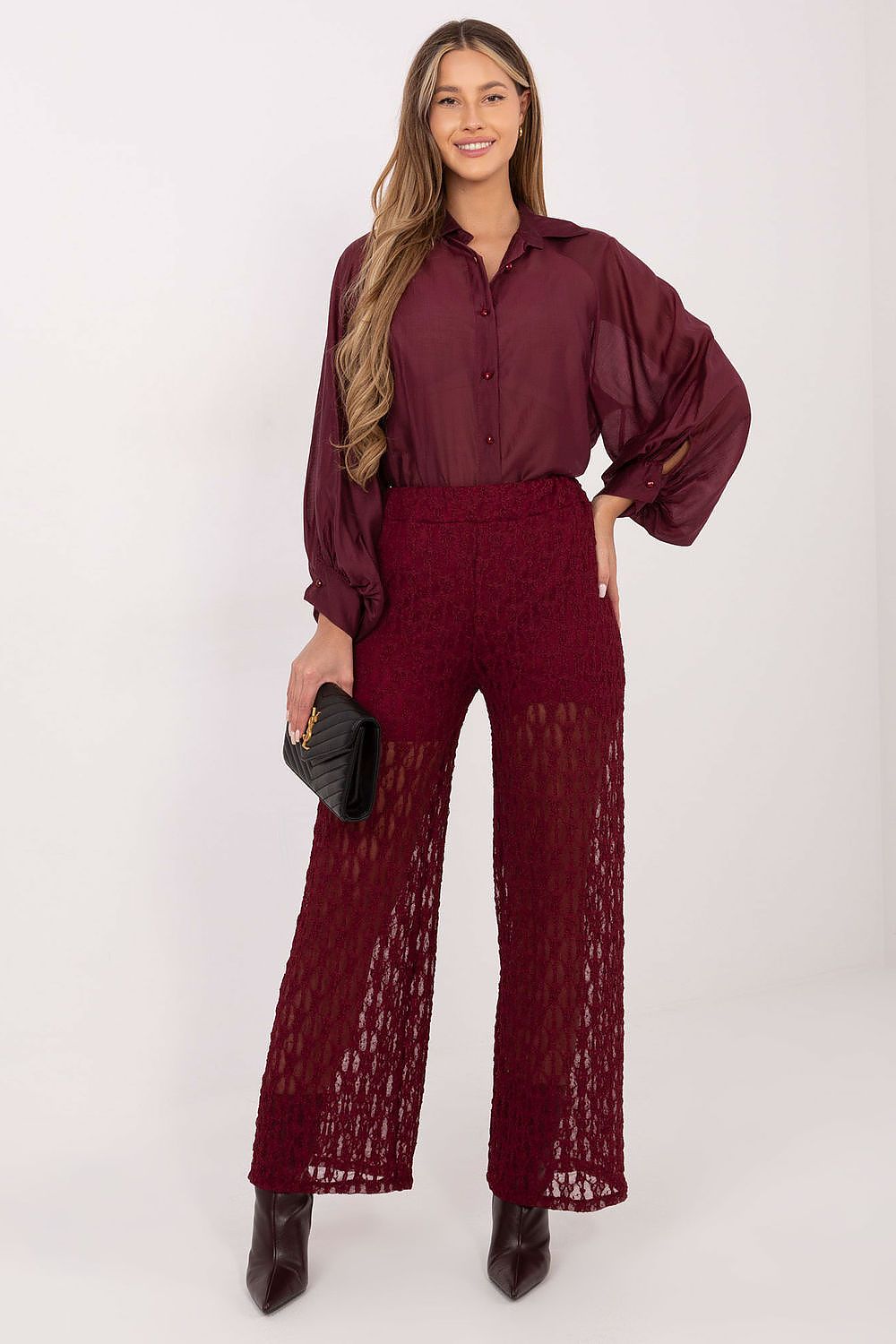  Pantalons en dentelle model 222597 Italy Moda 