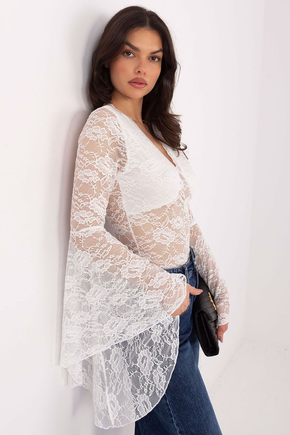  Blouse en dentelle model 222810 Factory Price 