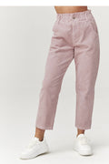  Pantalon en velours côtelé model 223241 Makadamia 