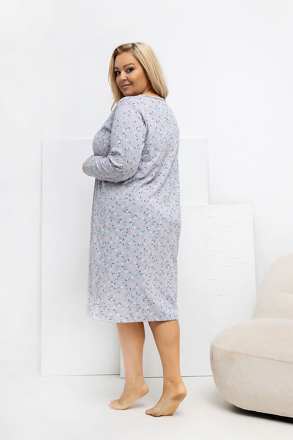 Chemise de nuit Plus Size model 223307 Forever Pink 