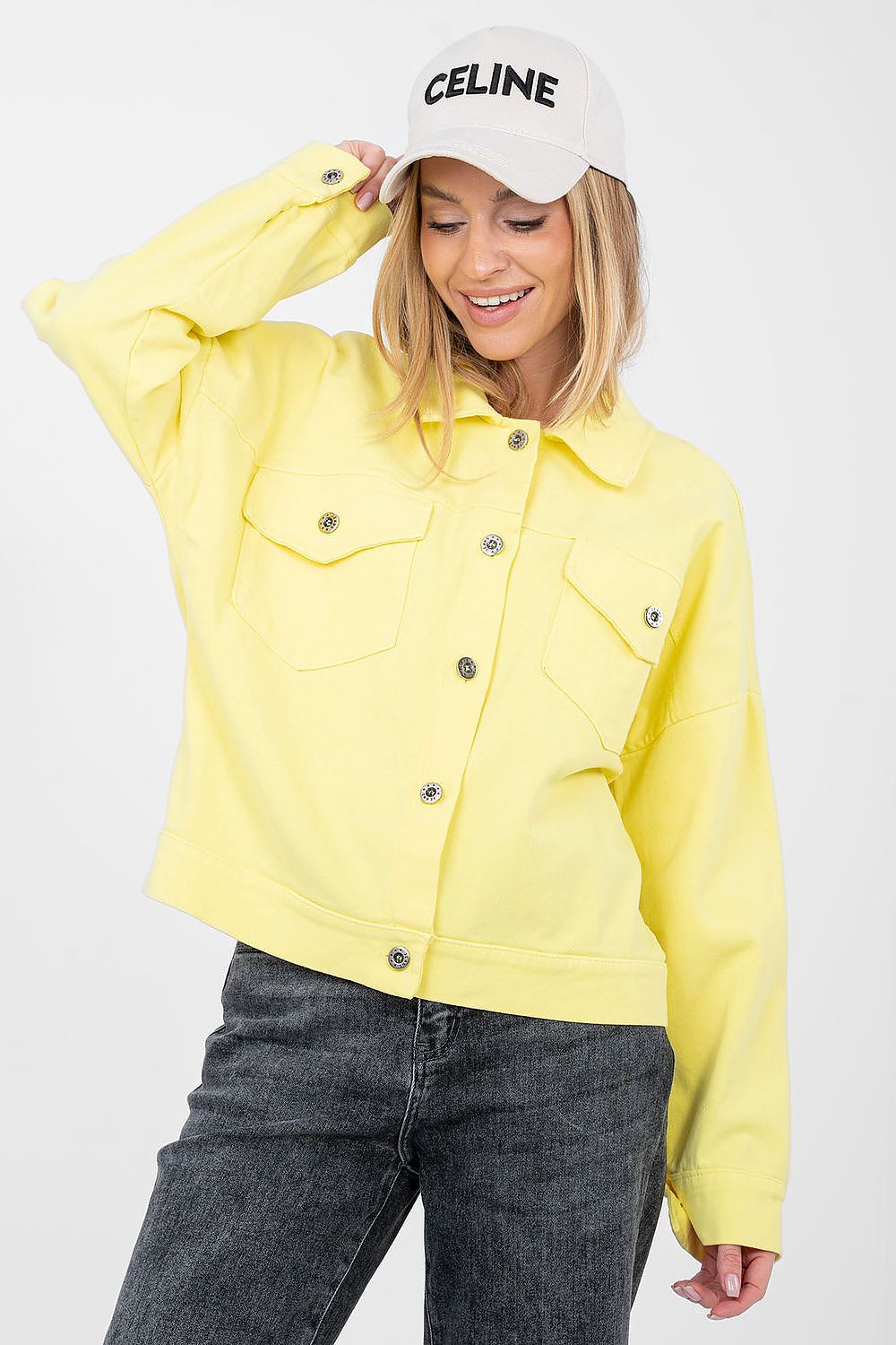  Veste en jean model 223817 Rue Paris 