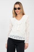  Blouse en dentelle model 223842 Rue Paris 