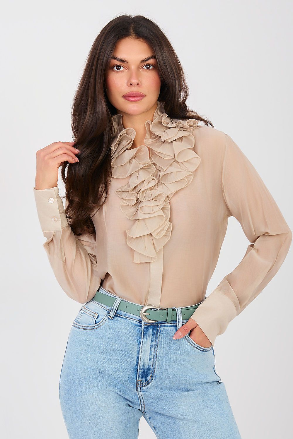  Chemise manche longue model 224134 Factory Price 