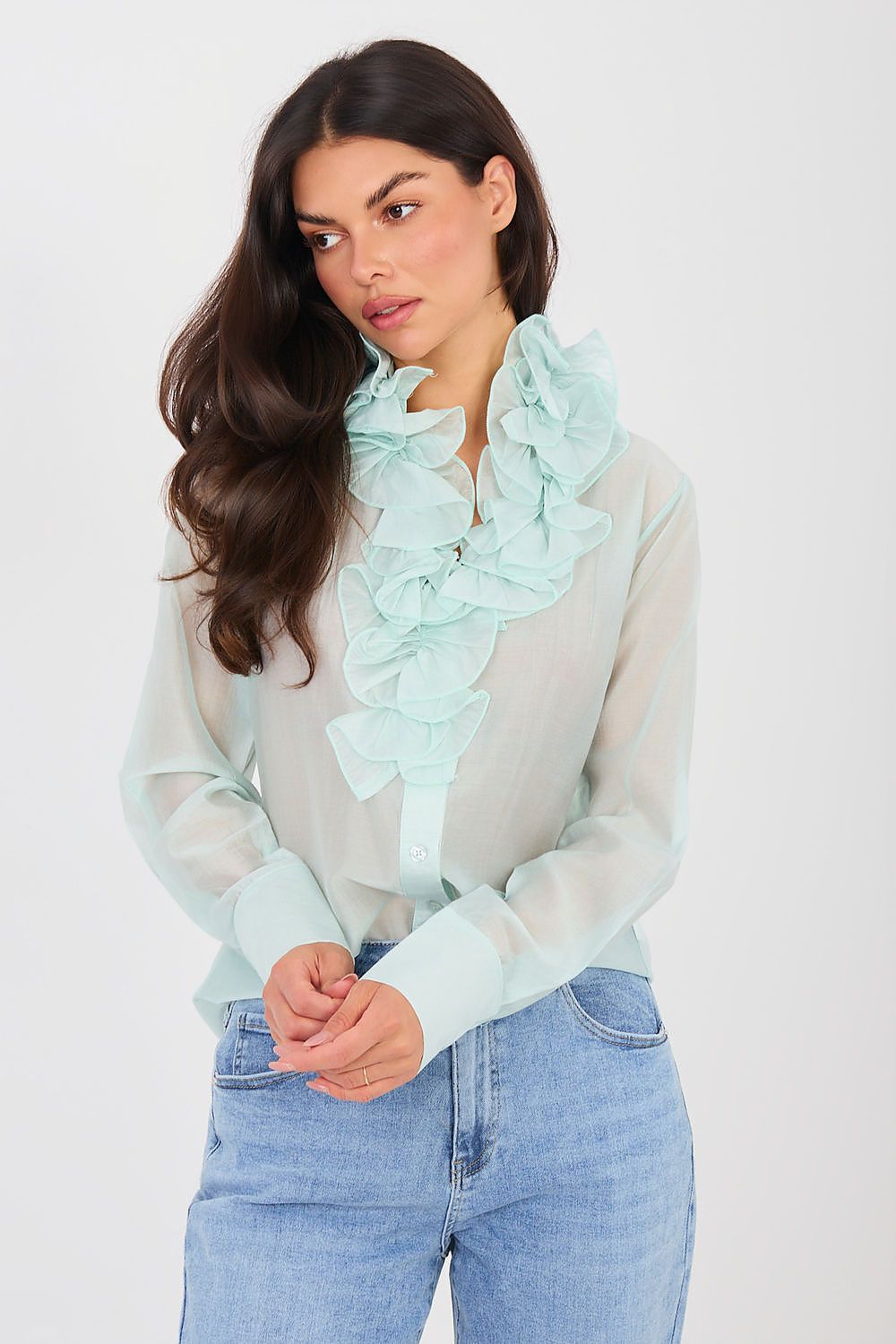  Chemise manche longue model 224136 Factory Price 