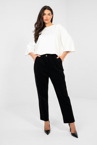 Pantalon en velours côtelé Italy Moda