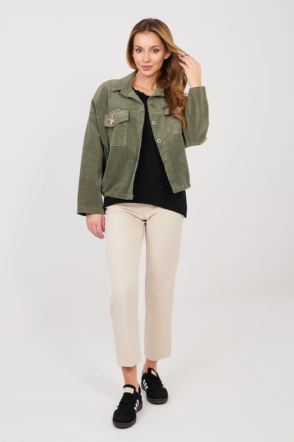  Veste en velours côtelé model 224986 Rue Paris 