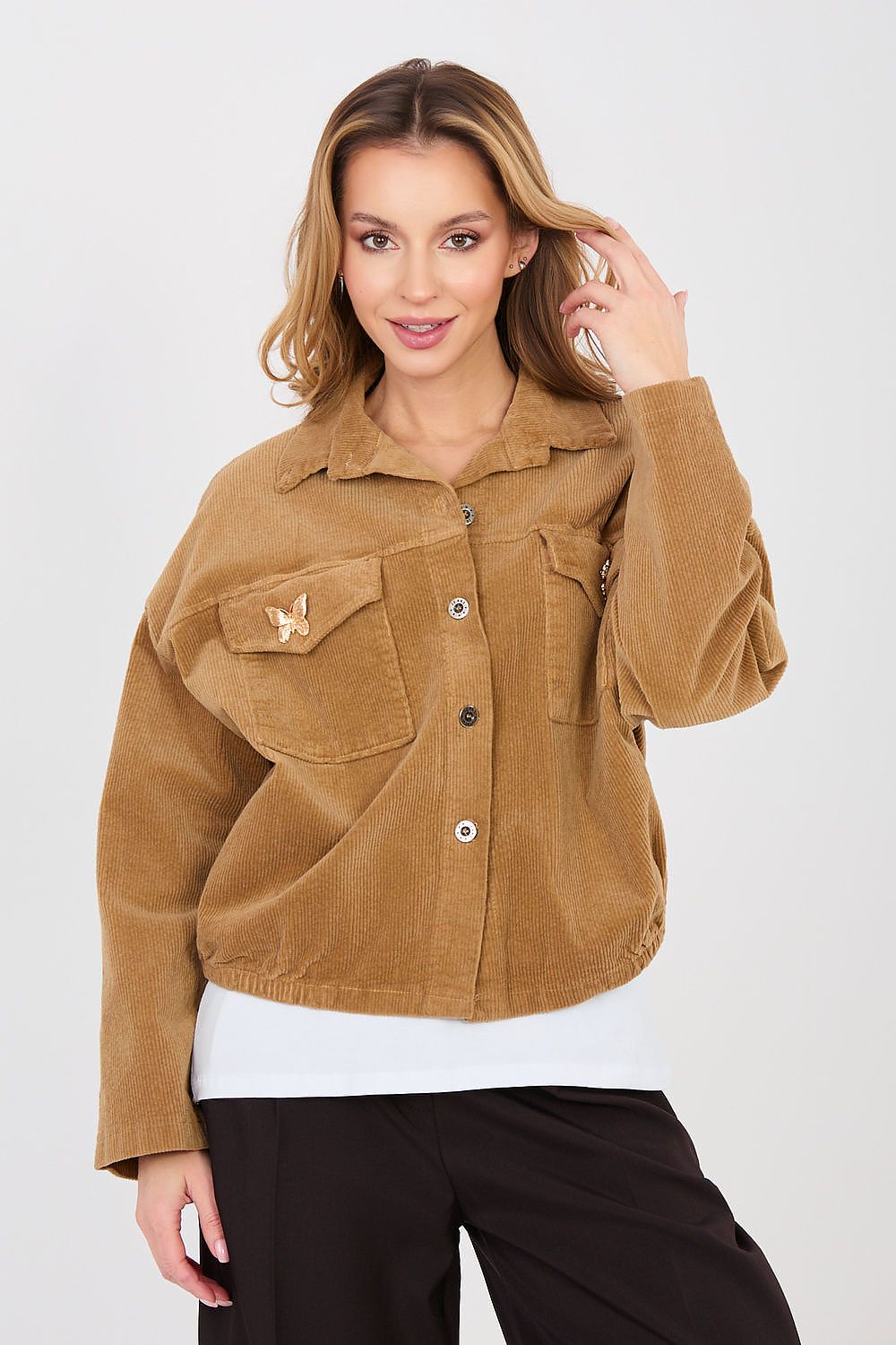  Veste en velours côtelé model 224987 Rue Paris 