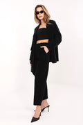  Pantalon en velours côtelé model 225001 Rue Paris 