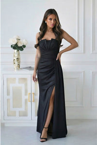 Robe longue Bicotone
