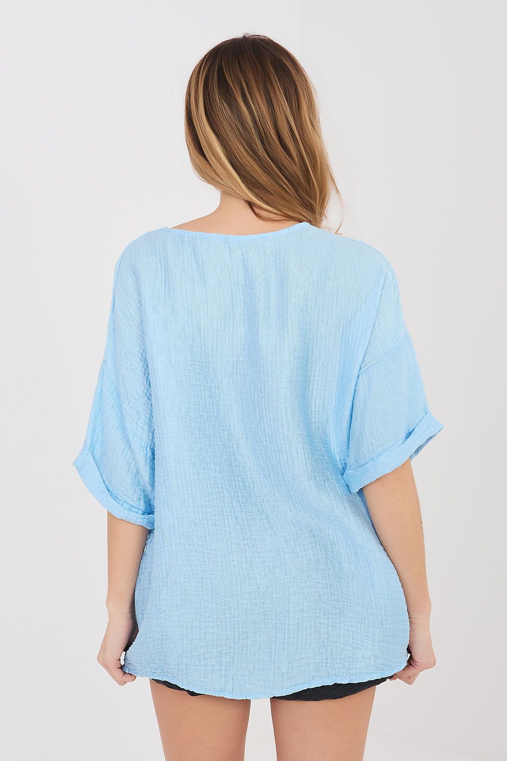  Chemise manche courte model 225509 Italy Moda 