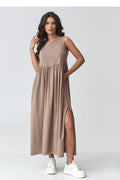  Robe de jour model 225637 Makadamia 