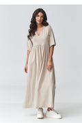  Robe de jour model 225698 Makadamia 