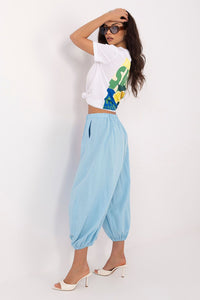 Pantalon en velours côtelé Italy Moda