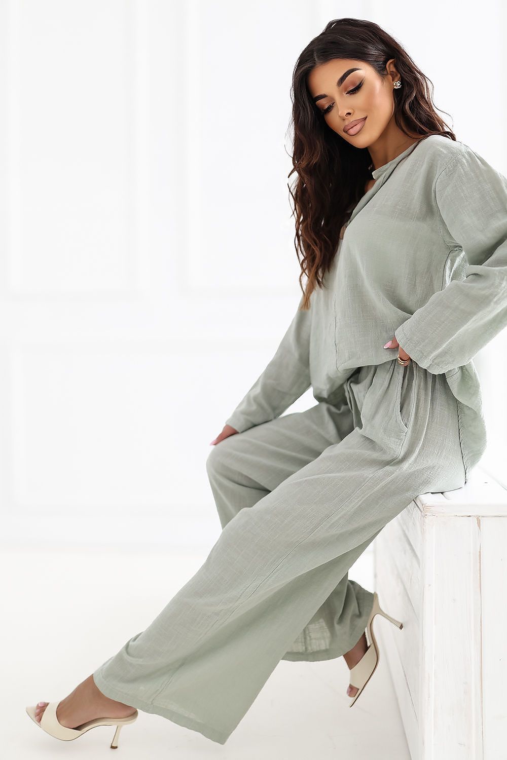  Pantalon femme model 226445 Italy Moda 