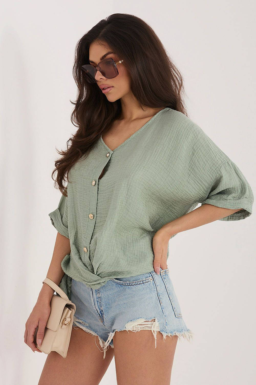  Chemise manche courte model 226470 Italy Moda 