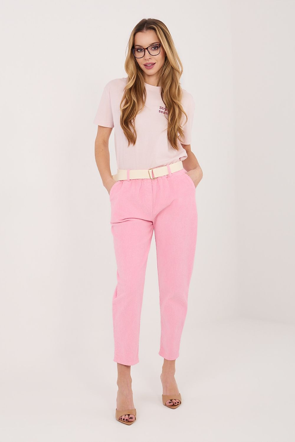  Pantalon en velours côtelé model 226480 Italy Moda 