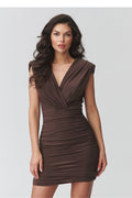  Robe de cocktail model 226860 Makadamia 