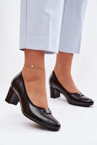 Escarpins talon large Step in style