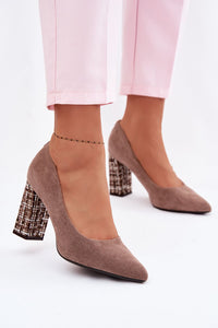 Escarpins talon large Step in style