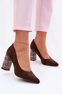 Escarpins talon large Step in style
