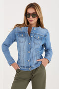  Veste en jean model 227595 Factory Price 