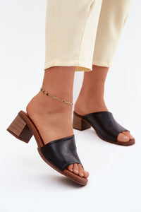 Des mules à talons Step in style