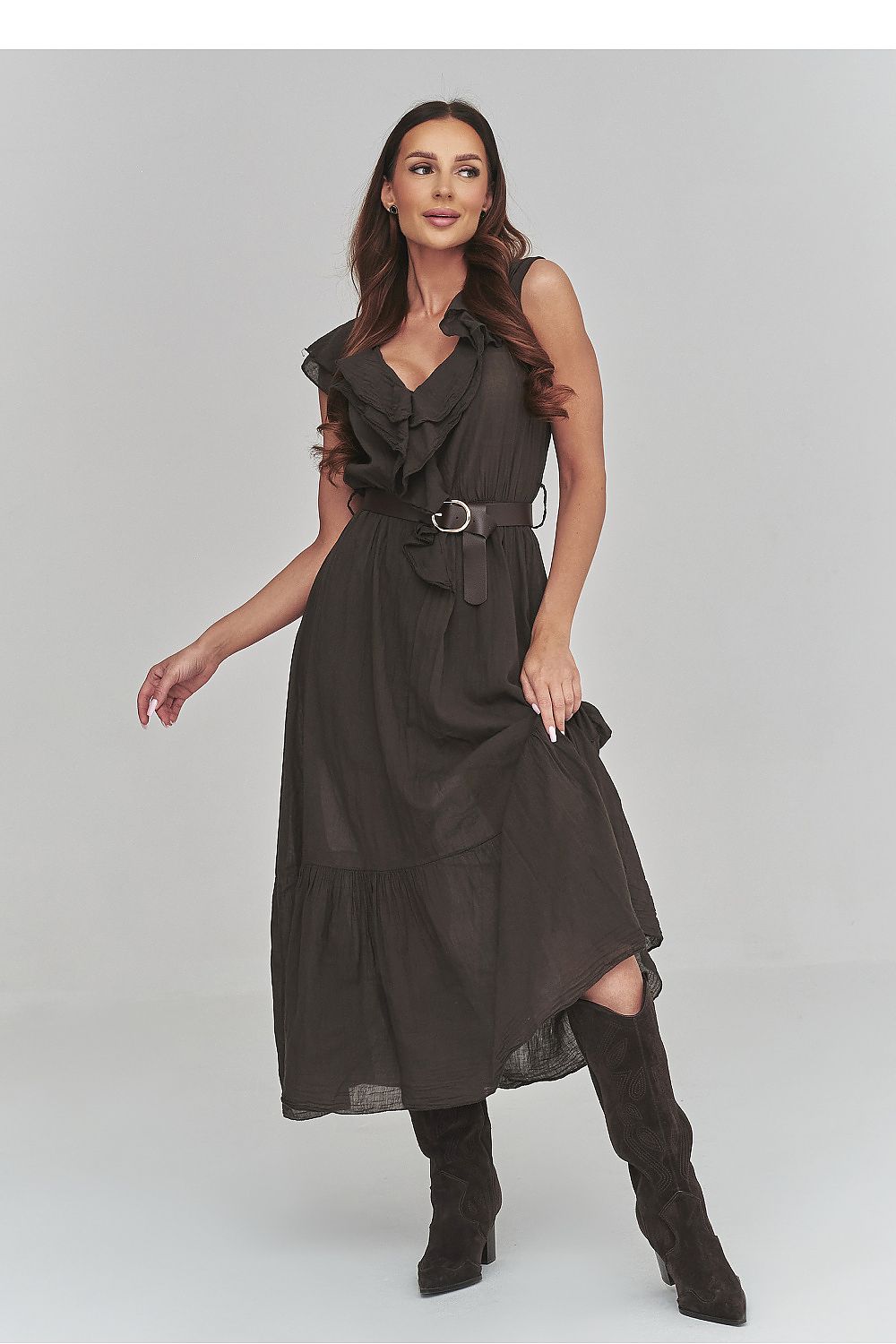 Robe de jour model 228264 Makadamia 