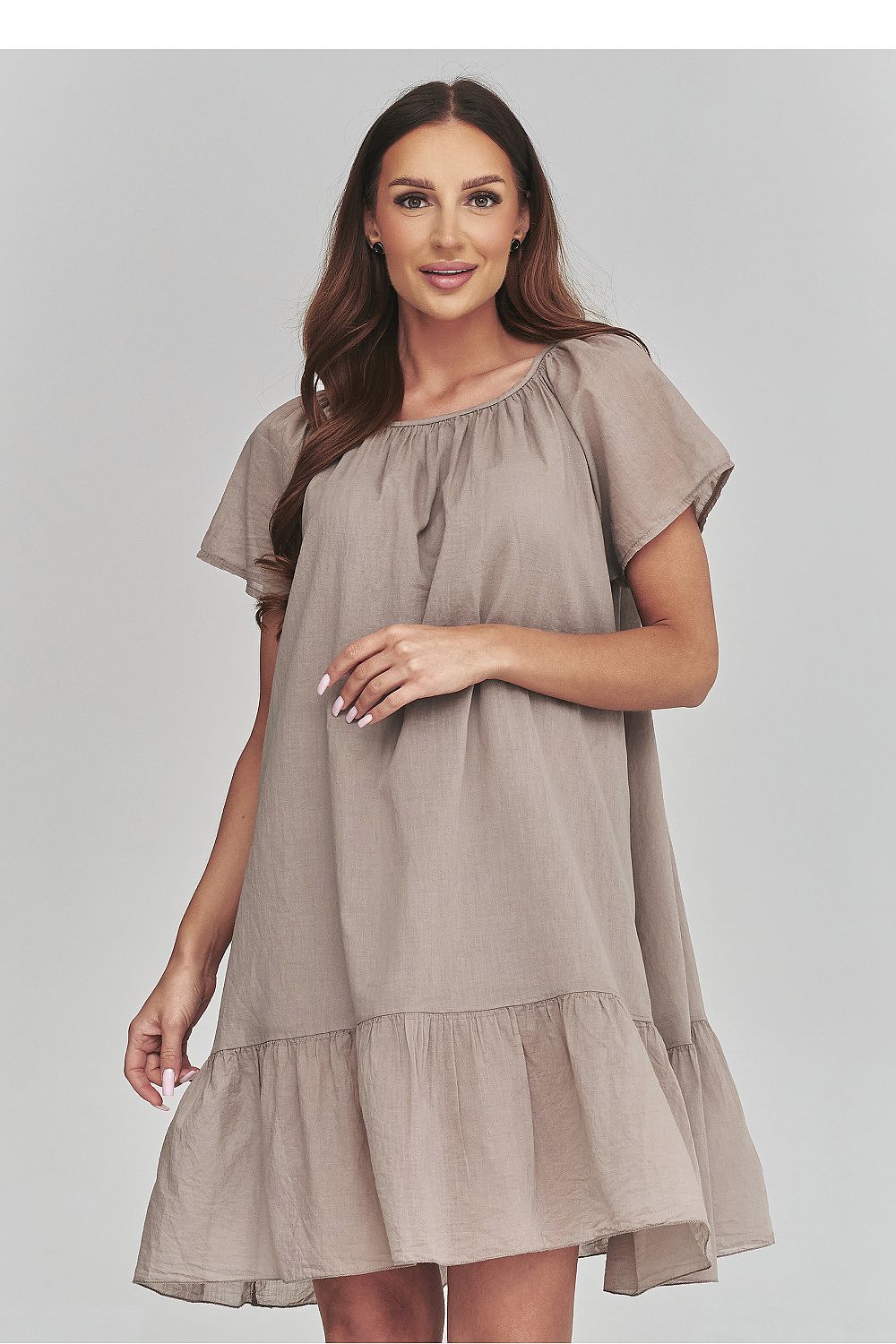  Robe de jour model 228267 Makadamia 