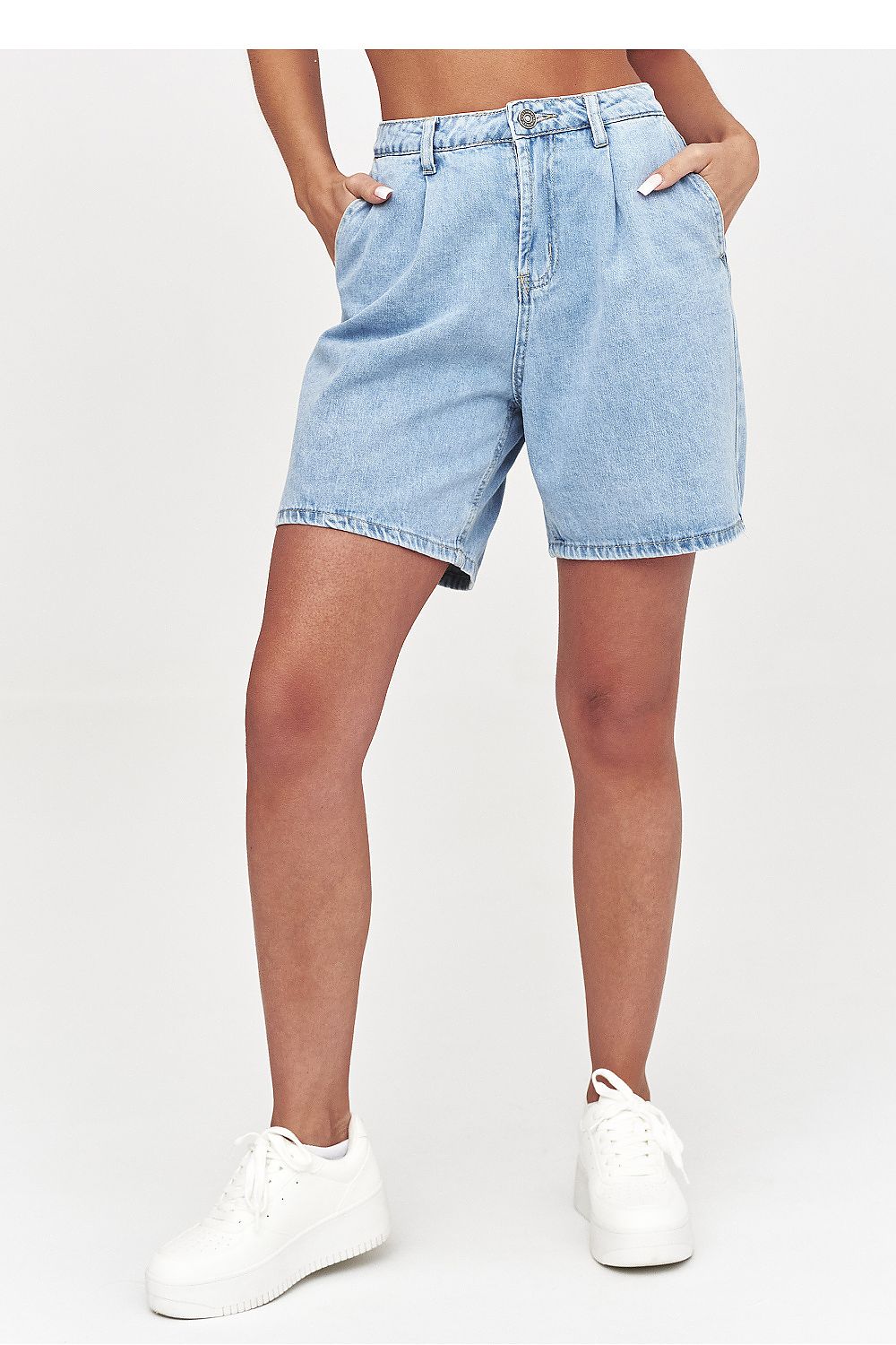  Shorts en jean model 228315 Makadamia 