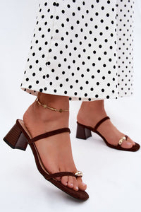 Des mules à talons Step in style