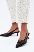  Escarpins talon large model 230718 Step in style 