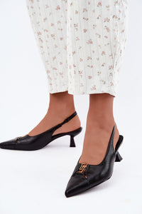 Escarpins talon large Step in style
