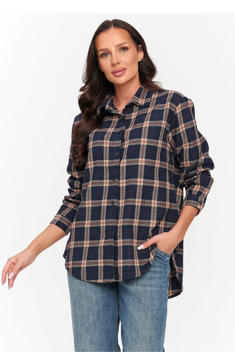  Chemise manche longue model 231010 Makadamia 