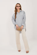  Chemise manche longue model 231522 Italy Moda 