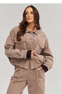 Veste en velours côtelé Makadamia