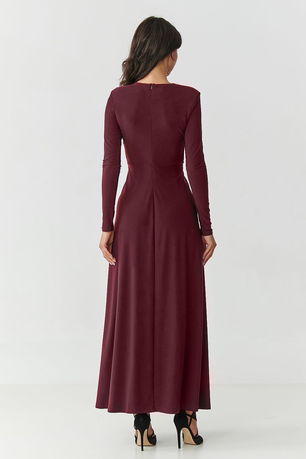  Robe longue model 232063 Makadamia 